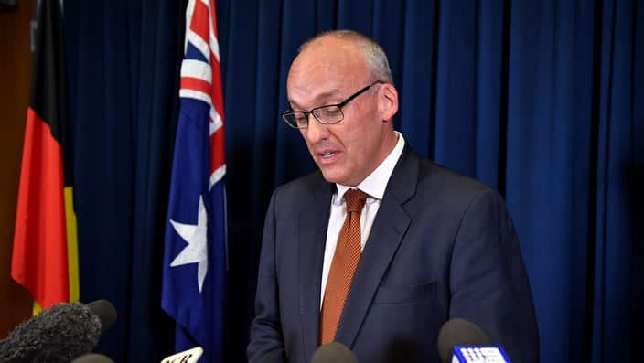 Luke Foley speaks stepped down as NSW Opposition Leader this month.