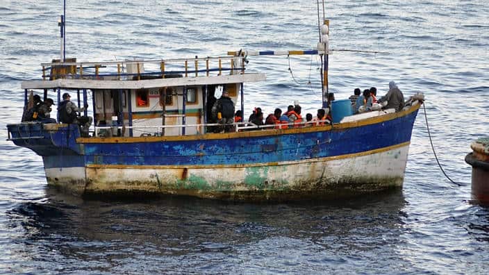Asylum seekers arriving by boat 