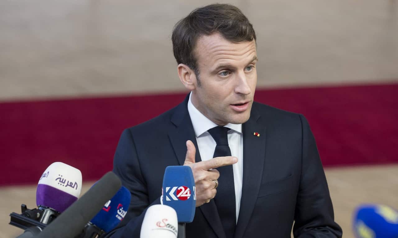 French President Emmanuel Macron.