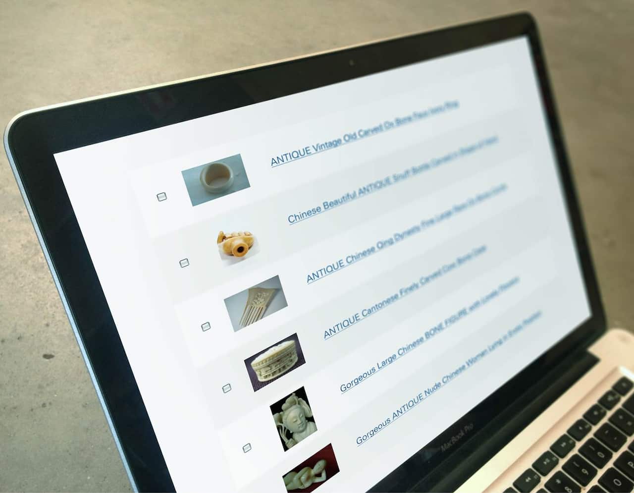 Although companies like eBay have prohibited the sale of illegal animal products, sellers can evade detection by adding words such as "antiques" or "faux" to their listings. (Photo: IFAW)