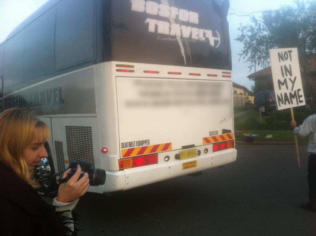 Vanessa Powell was asked to delete this photo after a friend posted a comment the Immigration Department considered offensive (Supplied: Vanessa Powell)