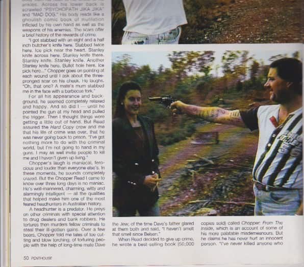 Renee Brack and Mark Brandon Chopper Read