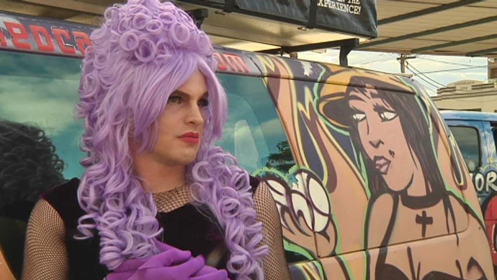 Wicked Campers' Leanne Webb says the company doesn't try to be controversial (Screenshot: SBS)
