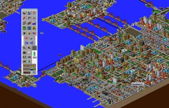 A player’s attempt to approximate New York City in Sim City 2000 (EA/Maxis)