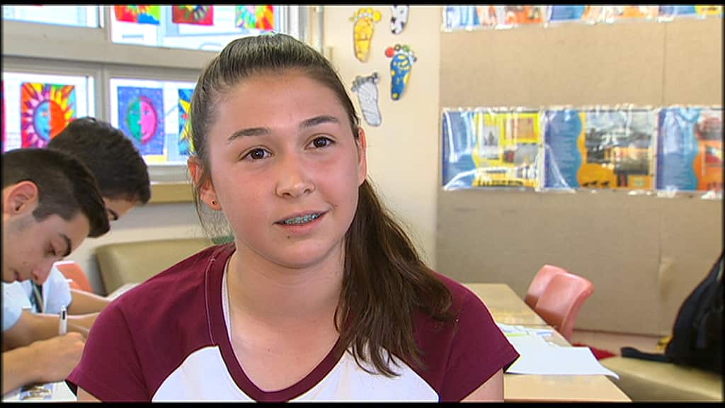 The HSC is one year, Greek is forever ... Jacqueline Kosmas at the Greek Orthodox Community language school.