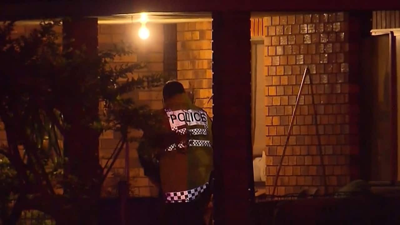 Police were called to the Anna Bay house after a blast injured the pair.