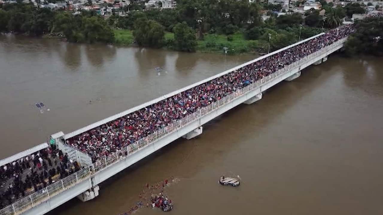 The flow of migrants continue to  make their way to the US despite the many hardships along the way.