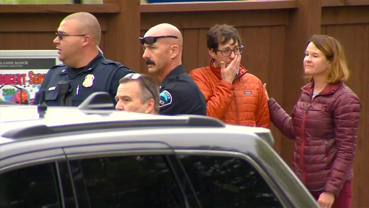 Two people were arrested.