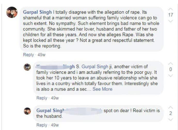 Gurpal Singh FB comments