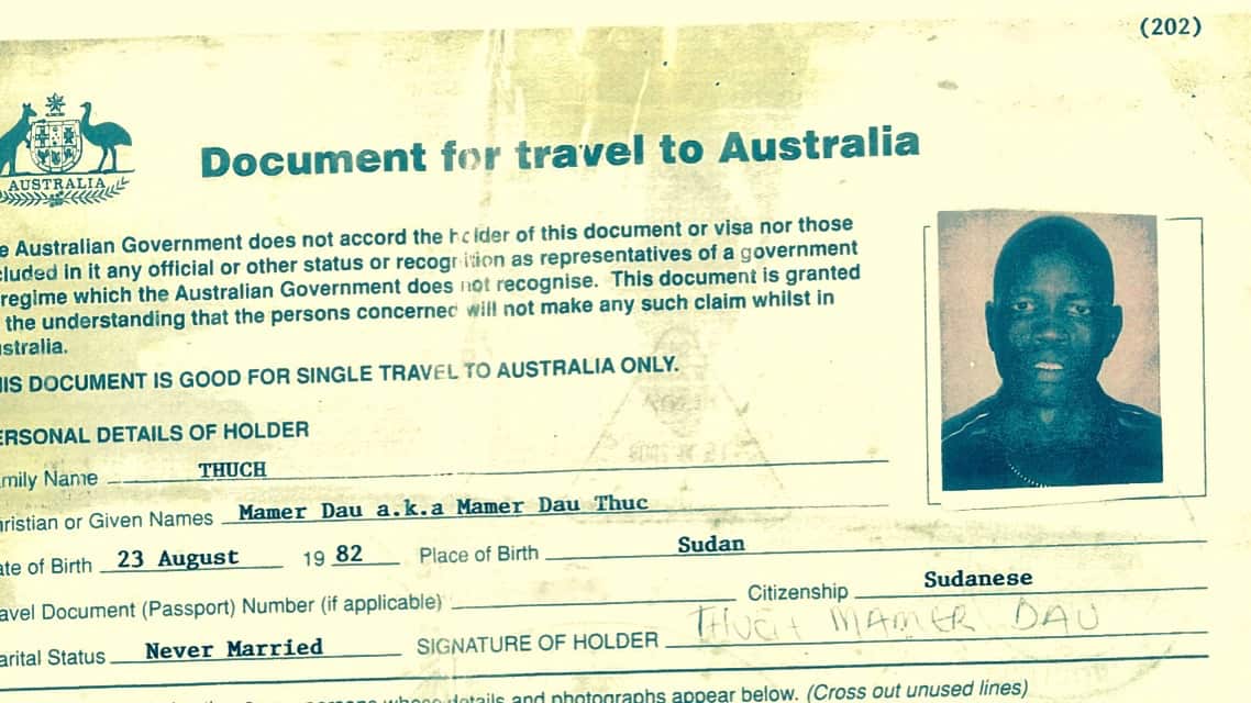 Mamer arrived in Australia from a refugee camp in Kenya in 2008.