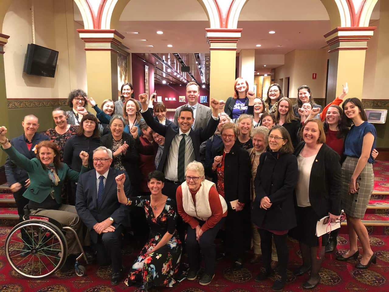Members of NSW's lower house erupted into cheers as a bill to decriminalise abortion passed its first hurdle after three days of lengthy and passionate debate.