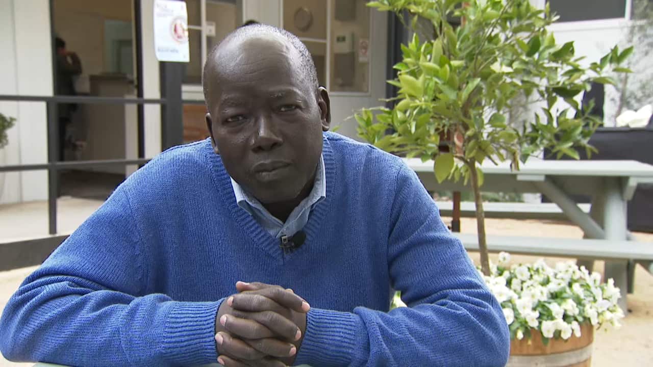 Health worker Abulla Agwa.