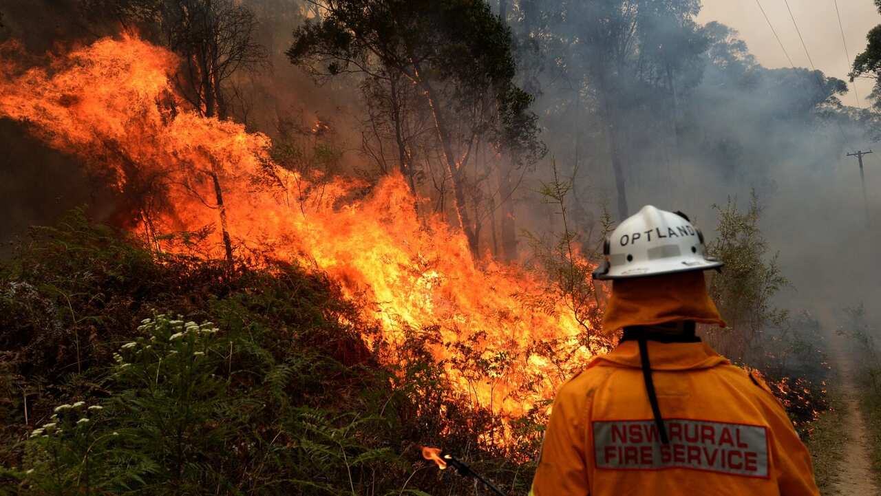 NSW RFS crews battle a blaze near Colo this week. 