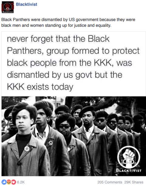 One of the ads released by US lawmakers.