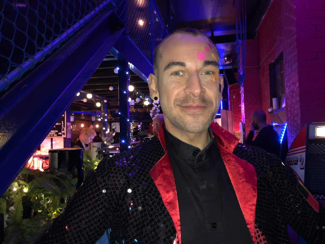 Adam Francis dances professionally under the stage name Astro. He is a 36-year-old gay man from the Nununjitty community in South Australia.