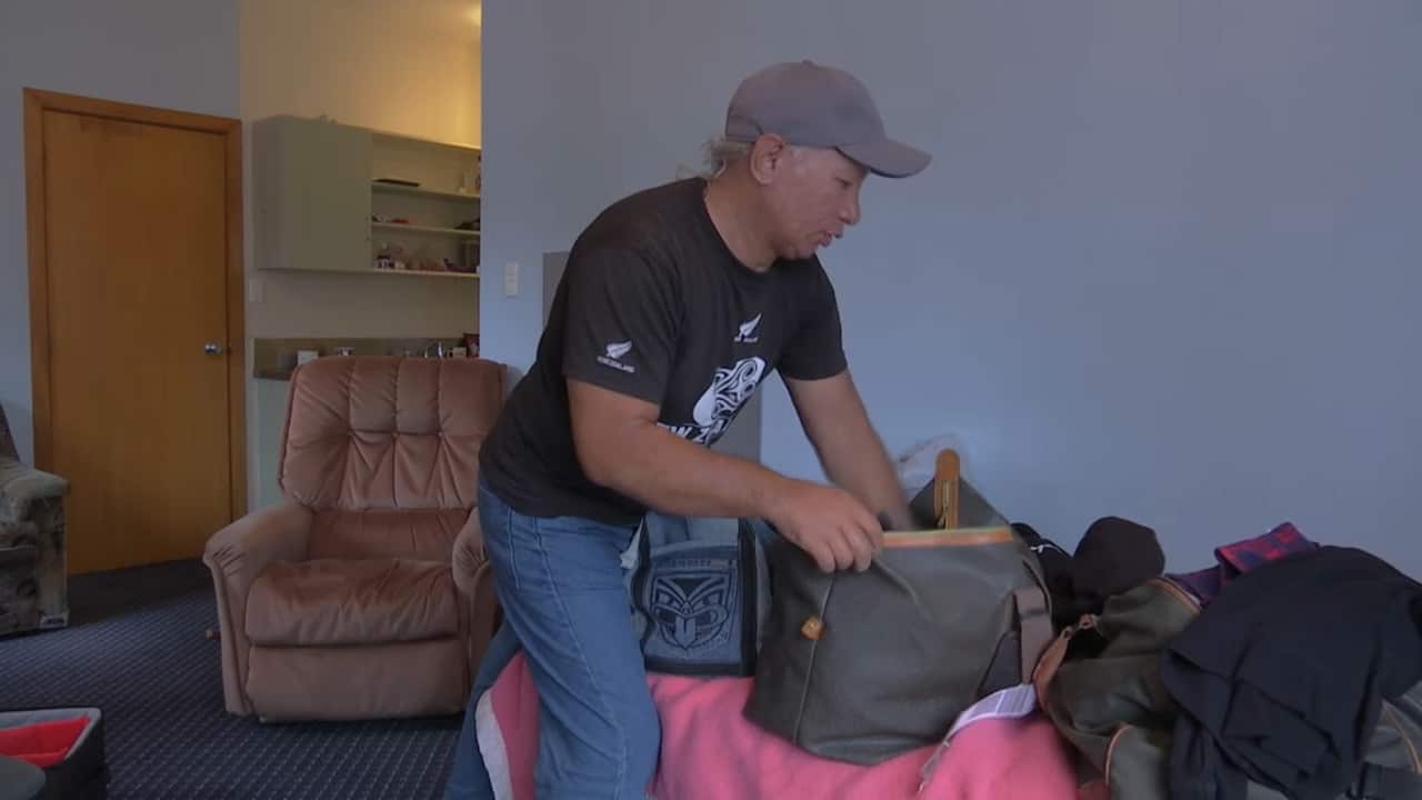 Adrian Solomon-Maery says his 39 years in Australia have been reduced to three duffle bags.  