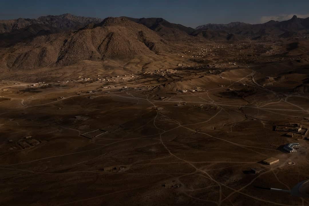 An aerial view of Jaghori, widely considered Afghanistan's safest district.