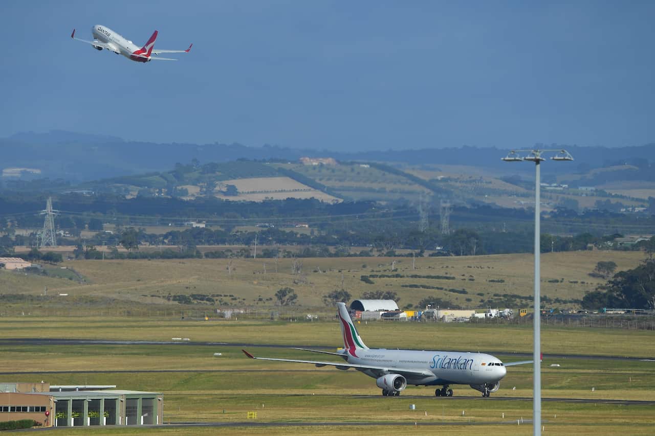 Tullamarine Airport in Melbourne.