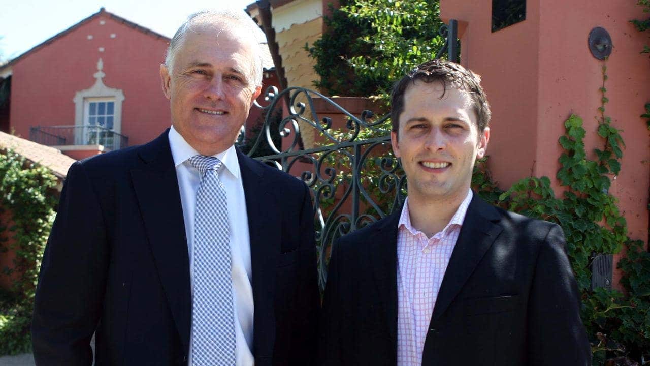 Malcolm Turnbull with Alex Turnbull