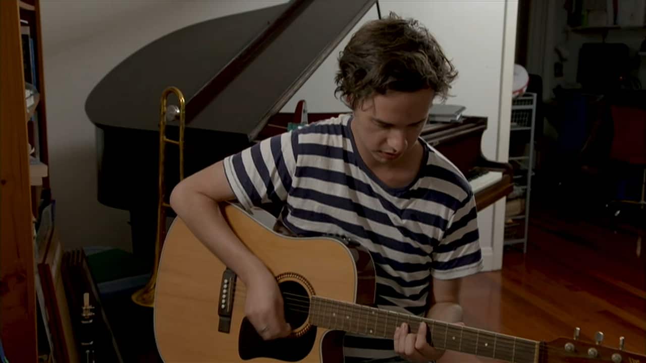 Music composer Alex Pettigrew says he felt "high" during his manic highs. 