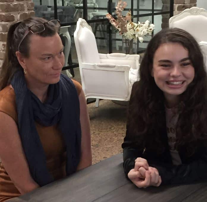 Ali Kitinas now employs her mum Lynne, in the Freedom Scrub business.