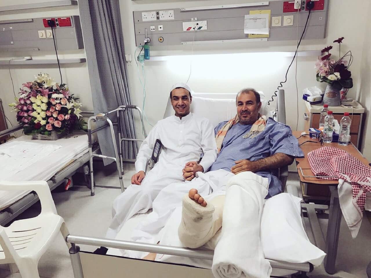 Ali Al-Nimr with father 