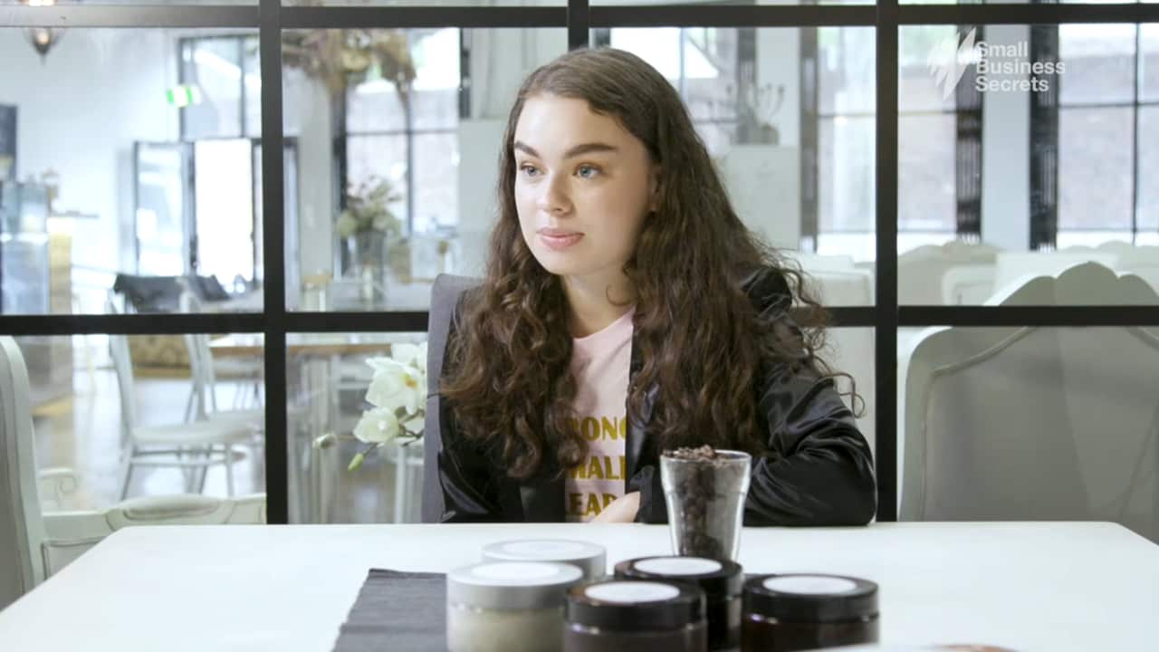Young entrepreneur Ali Kitinas started her first business aged 11.