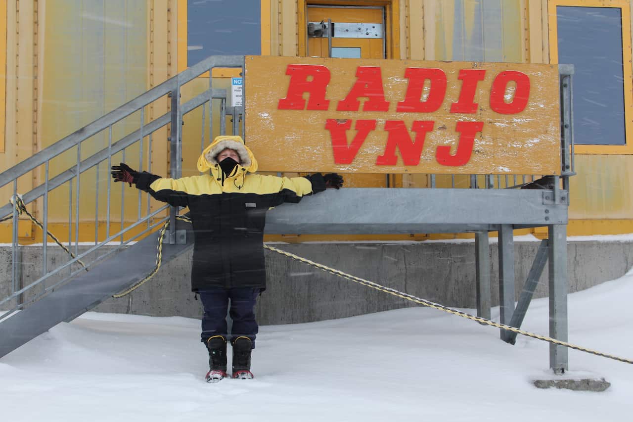 Alison Dean is used to isolation in Antarctica. *single use*