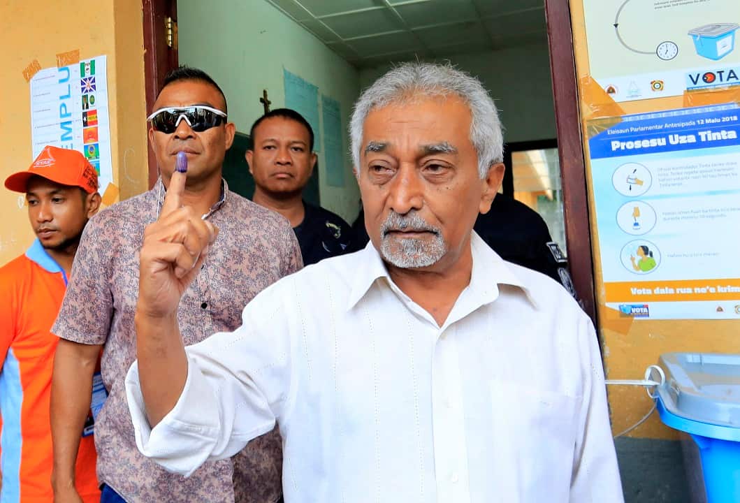 Secretary General of the Fretilin party Mari Alkatiri 