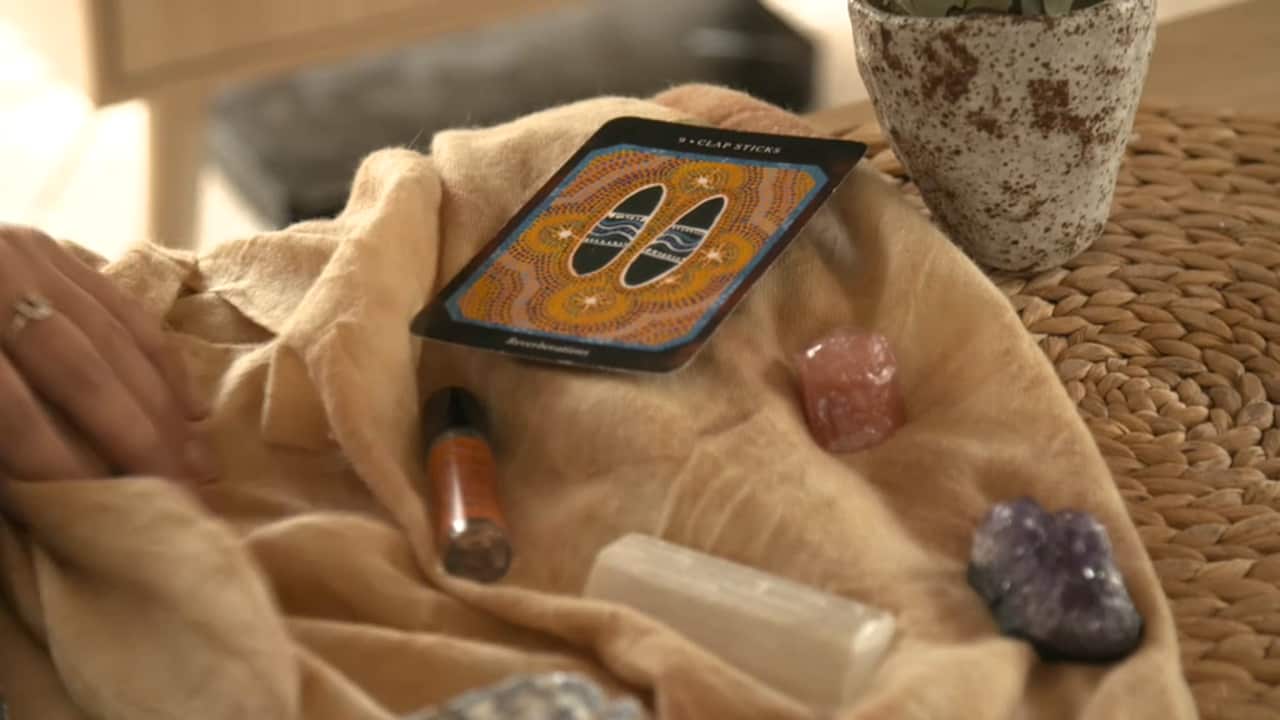 “People would say, they’re just rocks, but they hold a lot of meaning depending on where they have come from,” said Allira Potter about her crystals. 