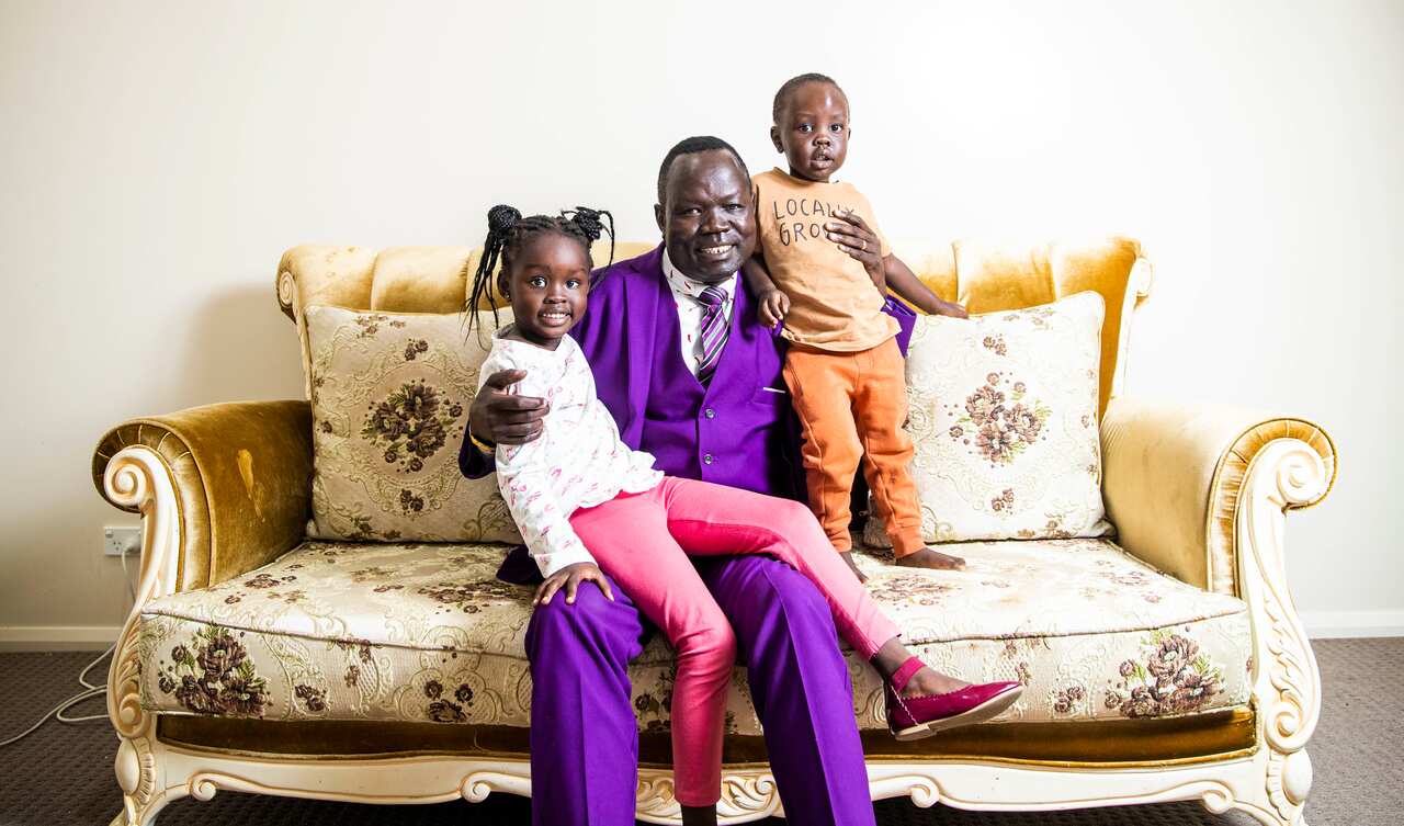 Ambrose Mareng provides vaccine Information for Multicultural Groups