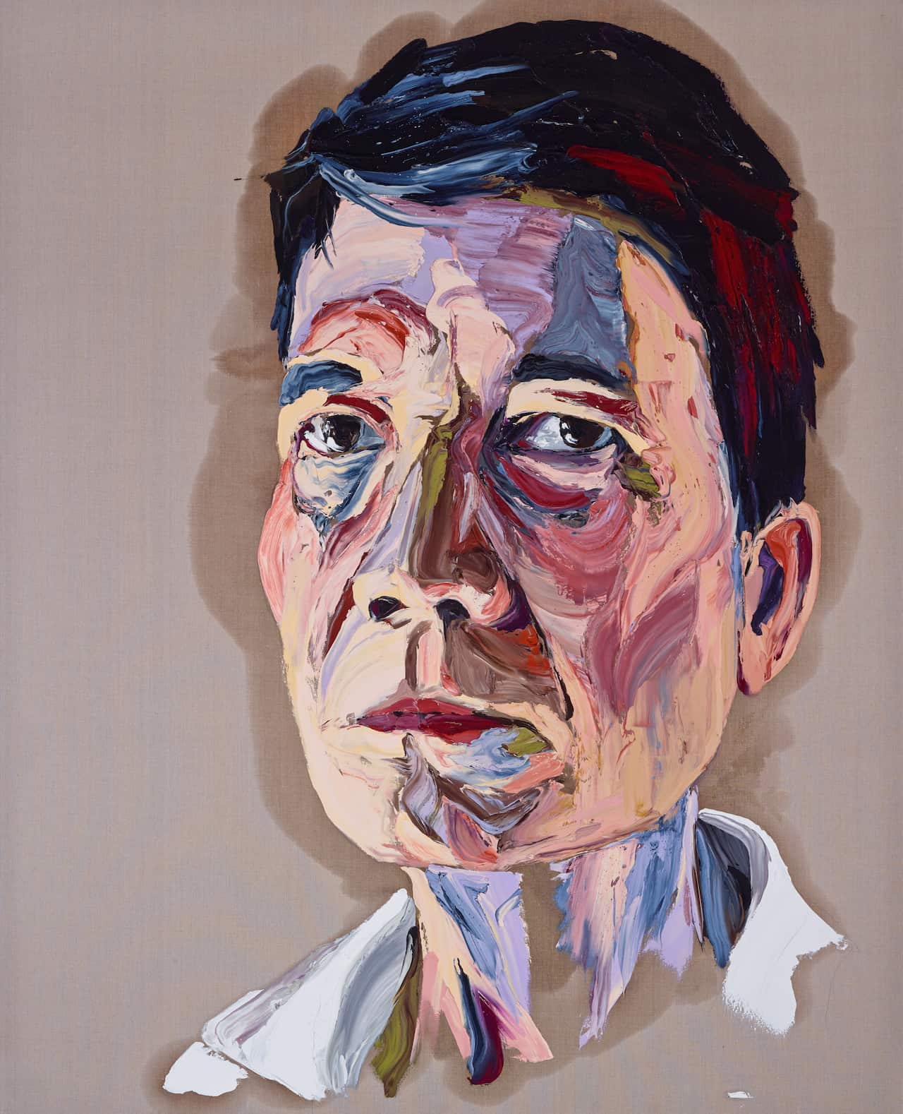 Supplied image obtained Thursday, July 10, 2104 of an artwork that is a 2014 Archibald Finalist. Anh Do, Father, oil on canvas. (AAP Image/Supplied by Art Gallery of NSW) NO ARCHIVING, EDITORIAL USE ONLY