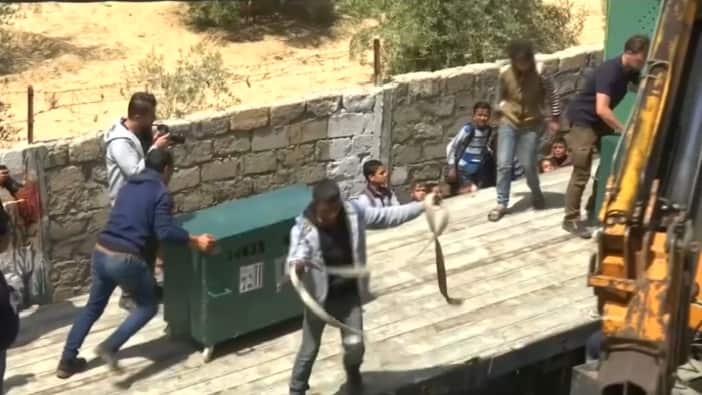 More than 40 animals were evacuated from the Rafah Zoo, Gaza Strip.