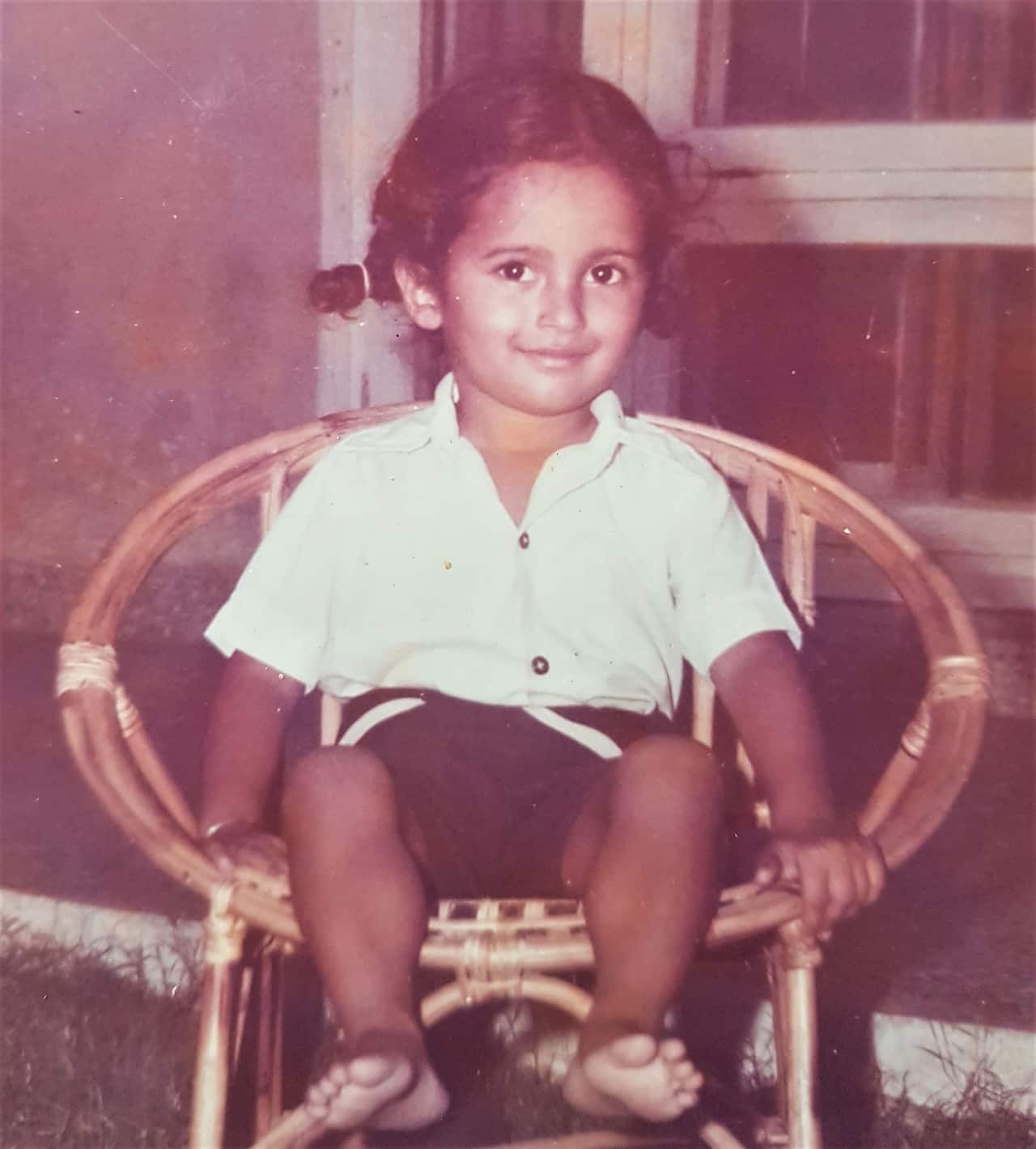 Ankur aged 4 in India.