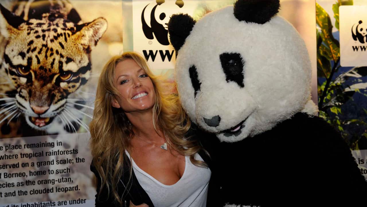 Australian model Annalise Braakensiek at the WWF/IMAX Australian Premiere of 'Born to Be Wild 3D' in 2011.