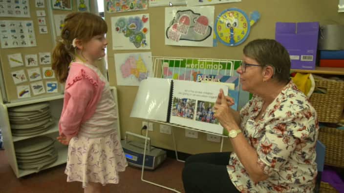Anne Benson is a deaf educator