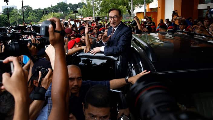 Malaysia's reformist icon Anwar Ibrahim.
