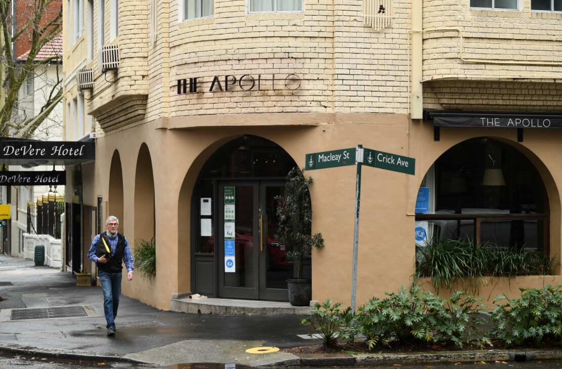 A general view of the Apollo restaurant at Potts Point in Sydney, Tuesday, July 28, 2020.