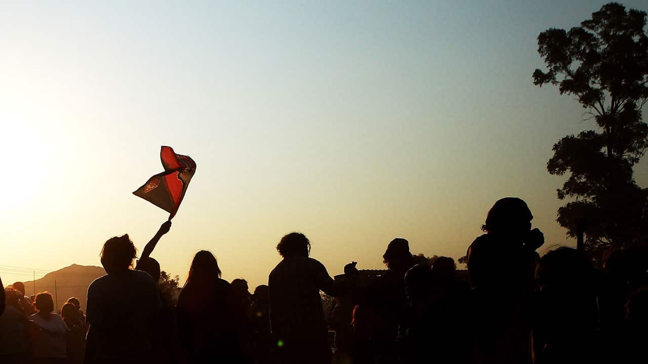 A mobile base station has been switched on in the community of Amata.