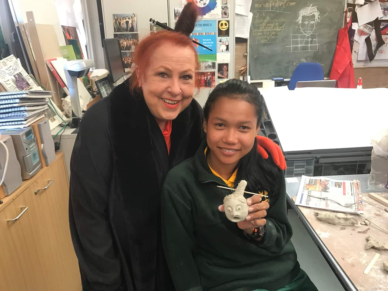 Extra-curricular activities like art, are not offered in Cambodia schools