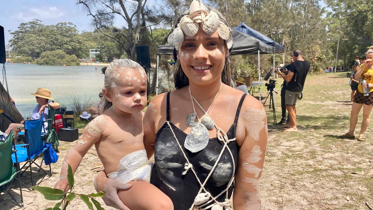 Yuin woman Ashley Maguire says the healing ceremony also aims to raise funds to help families rebuild and recover.