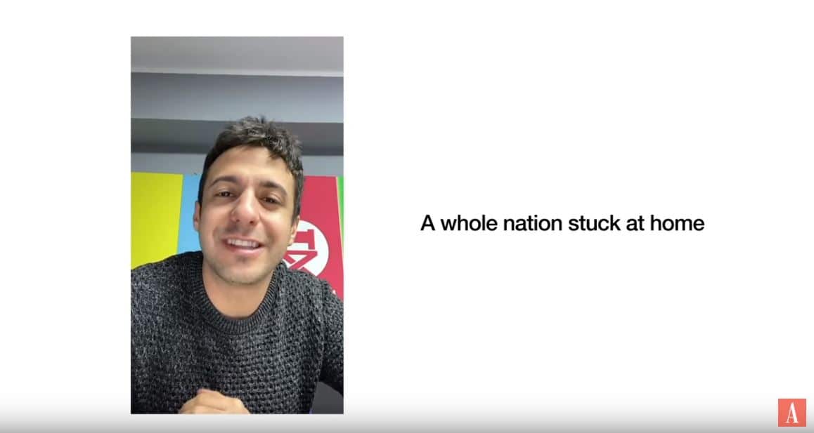 In the video, ten residents ask the rest of the world to take the threat of the coronavirus seriously to avoid being in lockdown like their country. 