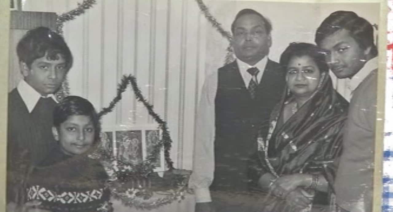 Dr Mukesh Haikerwal (right) and his family.