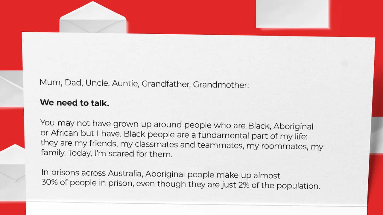 The Australian version of the letter details some of the brutal Indigenous deaths in custody that continue to plague Australia’s justice system.