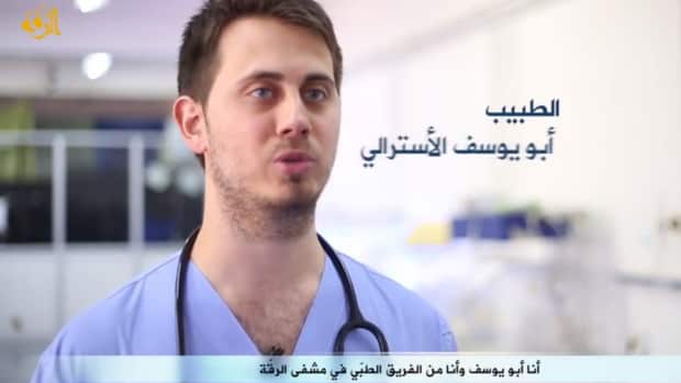 Australian doctor appearing in IS recruitment video.