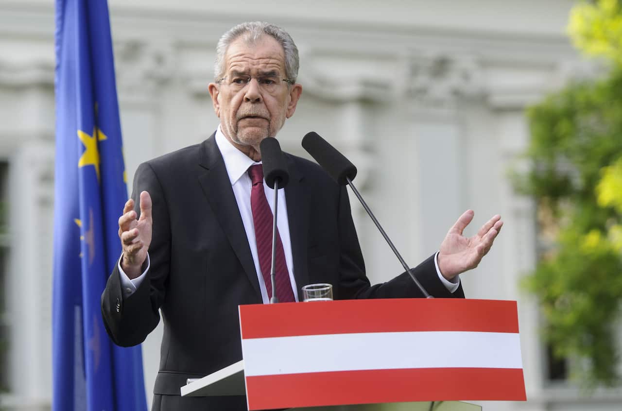 New elected President of Austria, Alexander van der Bellen (AAP)
