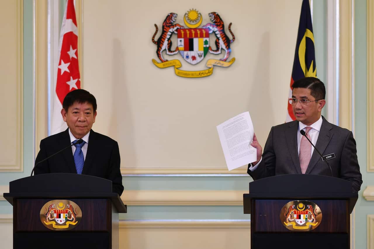 Malaysia's economic affairs minister Mohamed Azmin Ali. 