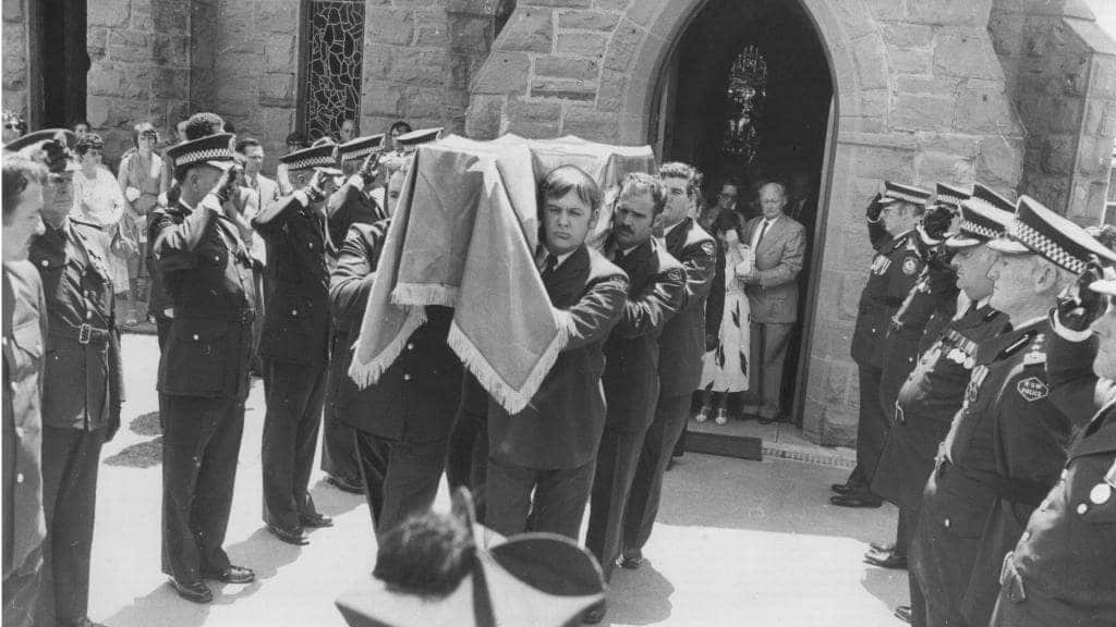 Sergeant Keith Haydon, 37, was killed at Sugarloaf, NSW in November 1980.