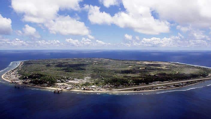 The island of Nauru. A woman will be flown from the island nation to Australia for treatment.
