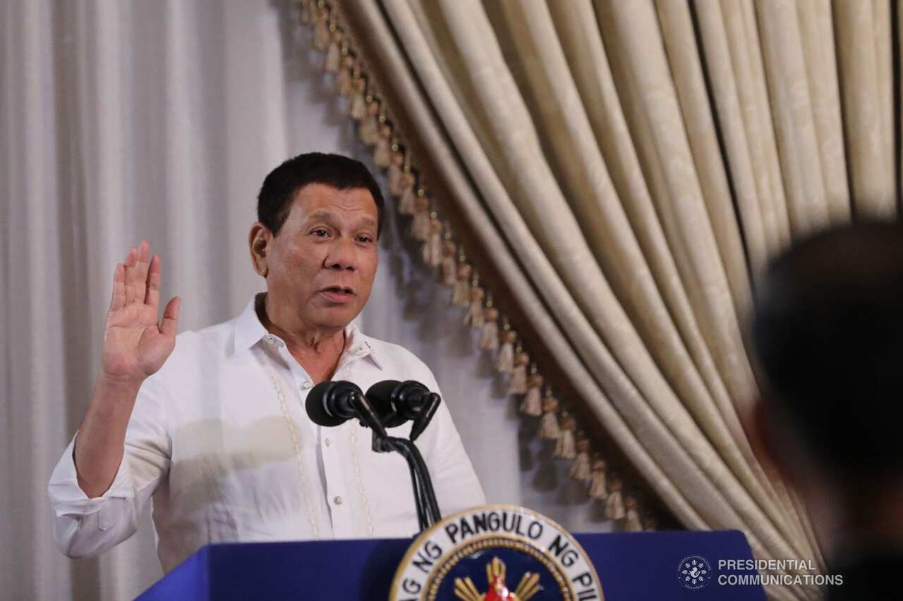Humanitarian groups have condemned Rodrigo Duterte's tough new stance.